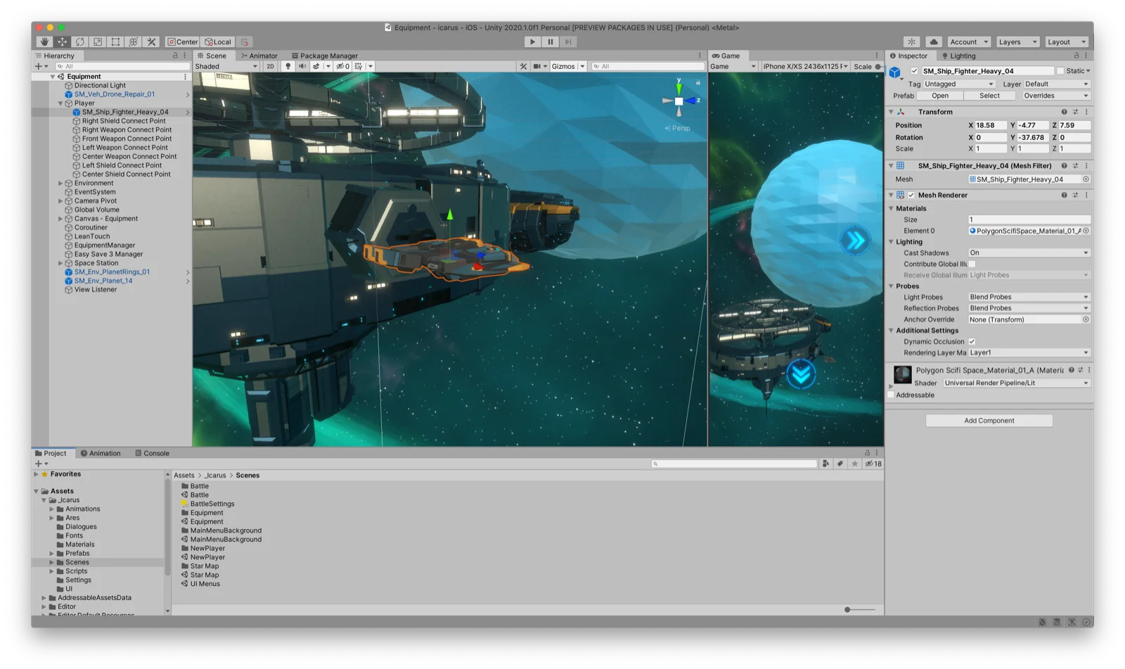 Screenshot of Icarus