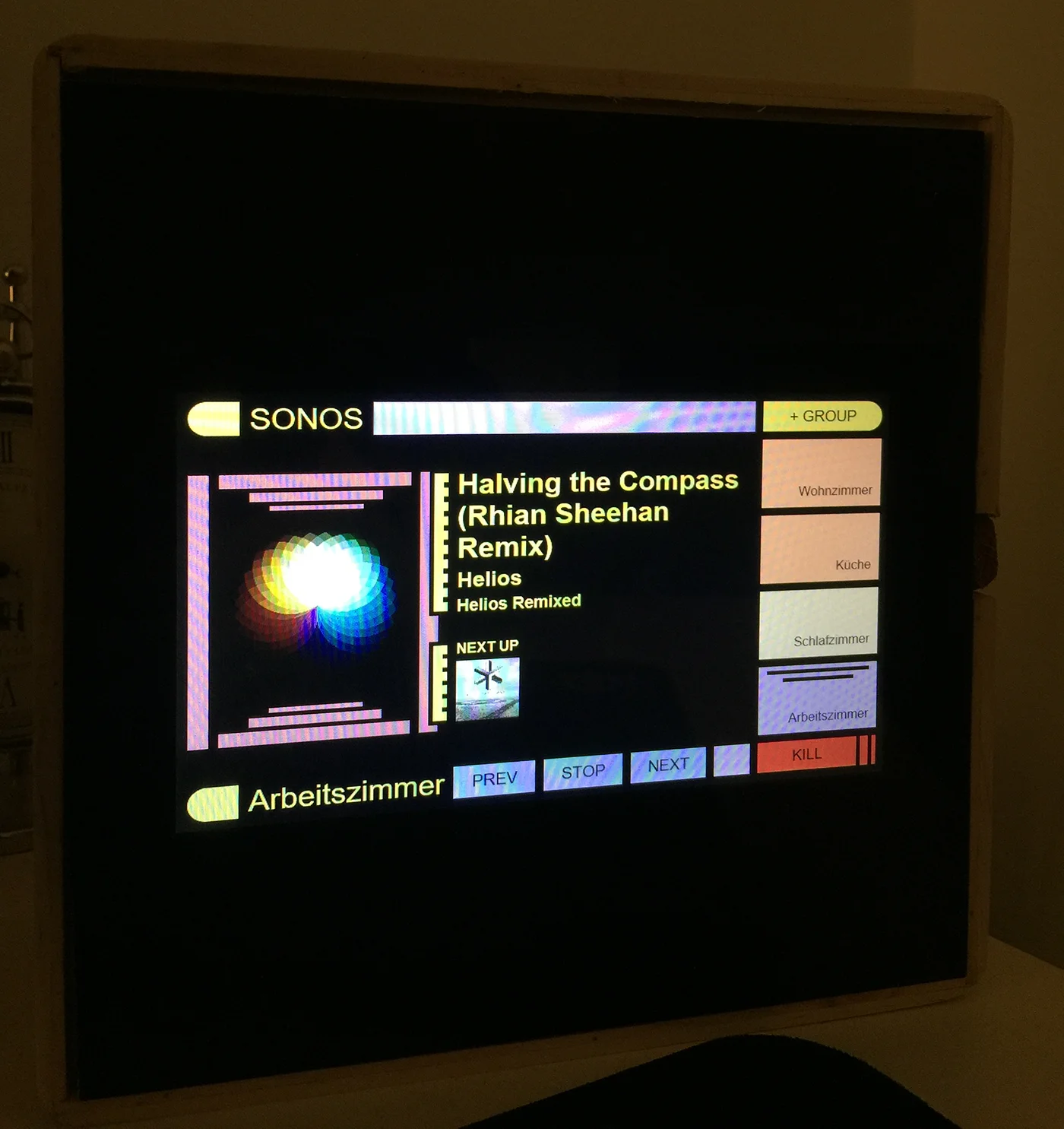 Screenshot of Sonos Player